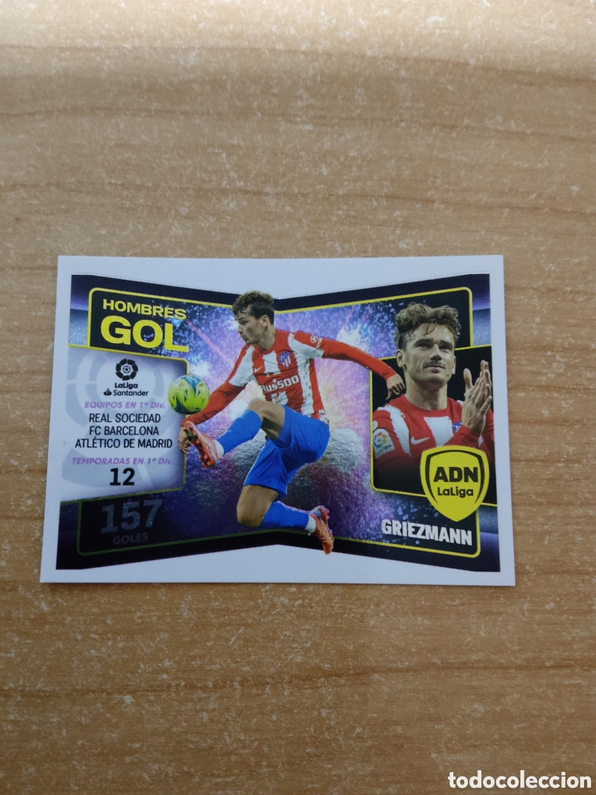 Cromos de f&uacute;tbol: 12 GRIEZMANN ATLETICO MADRID HOMBRES GOL LIGA ESTE 2022 2023