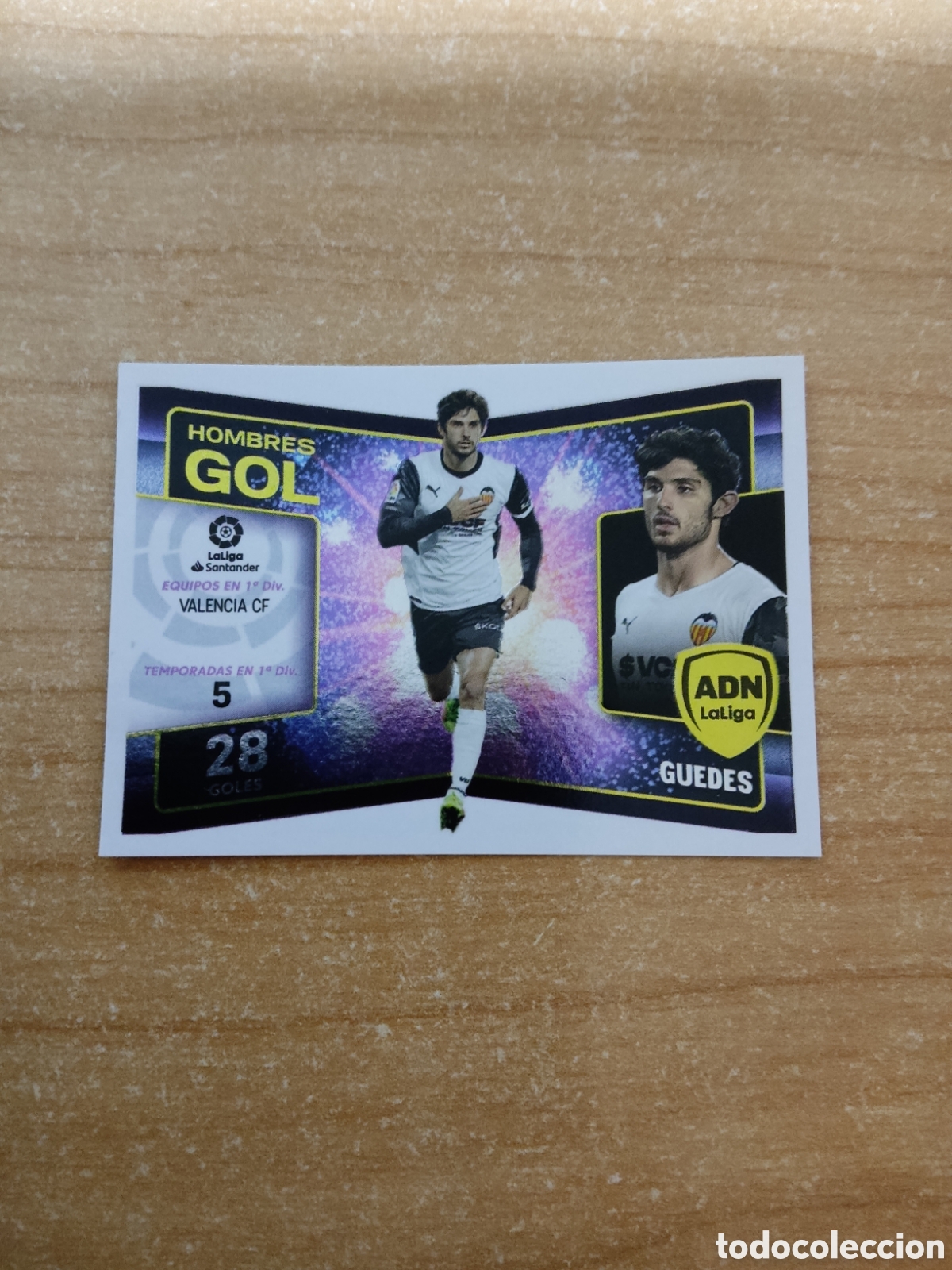 Cromos de f&uacute;tbol: 13 GUEDES VALENCIA HOMBRES GOL LIGA ESTE 2022 2023