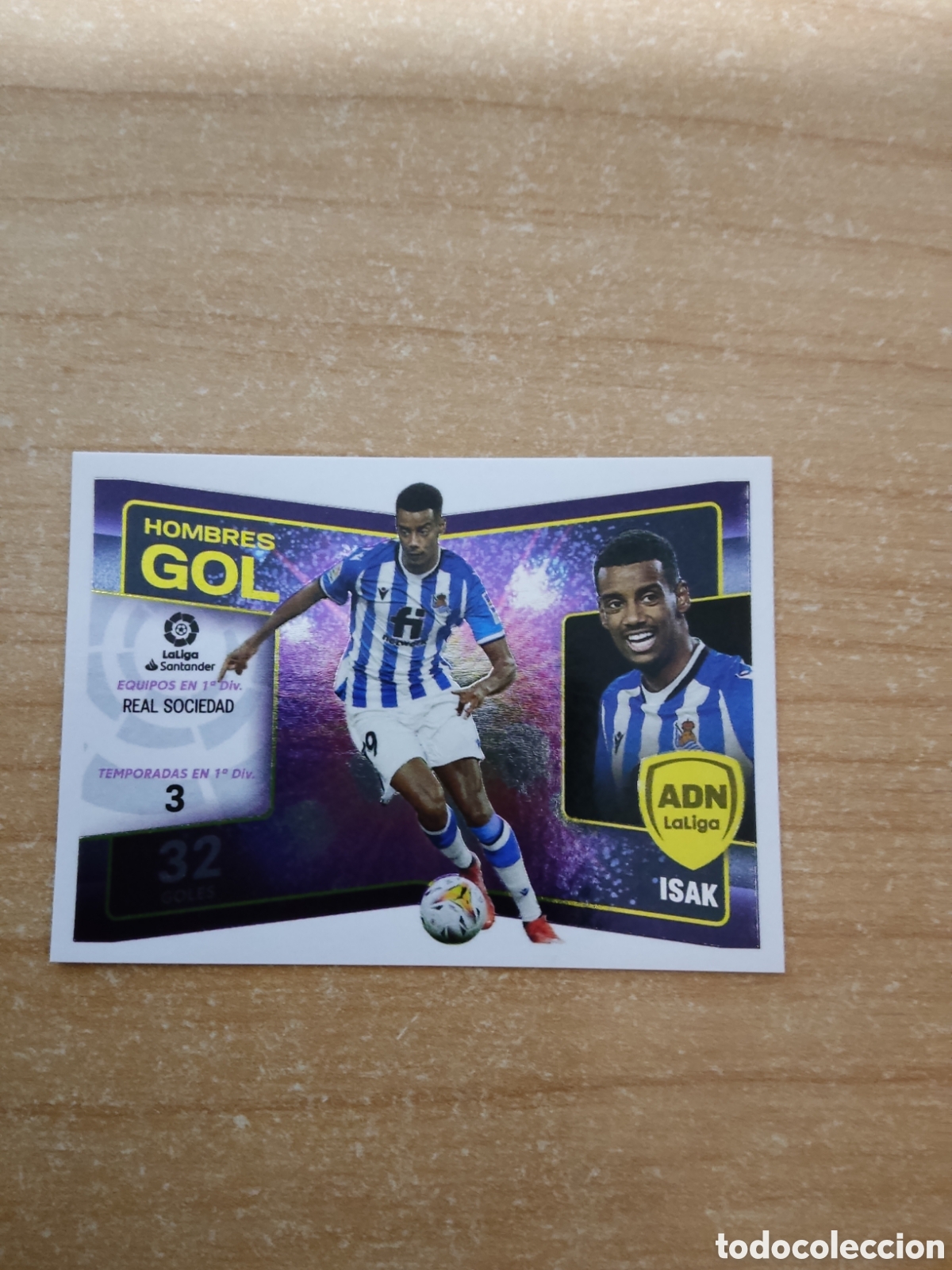 Cromos de f&uacute;tbol: 15 ISAK REAL SOCIEDAD HOMBRES GOL LIGA ESTE 2022 2023