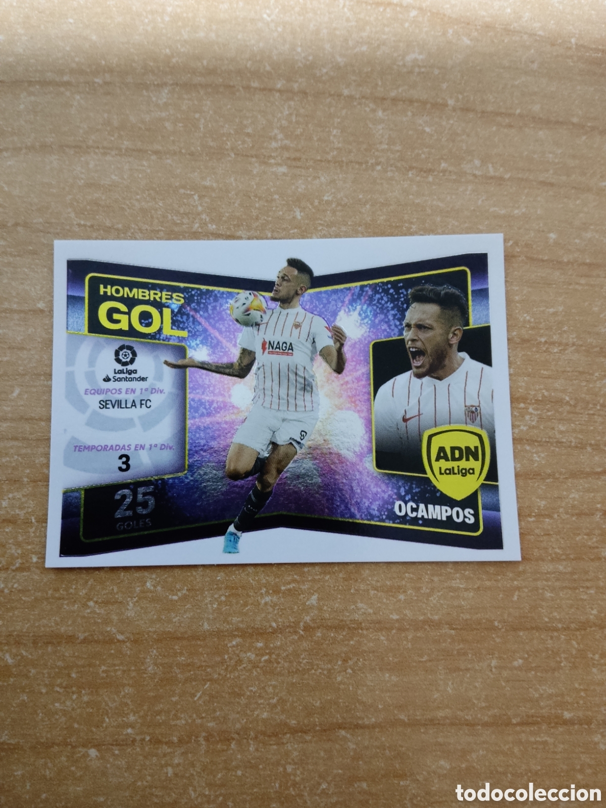 Cromos de f&uacute;tbol: 20 OCAMPOS SEVILLA HOMBRES GOL LIGA ESTE 2022 2023