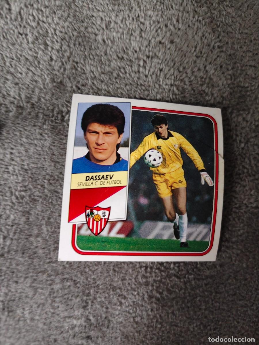 Cromos de f&uacute;tbol: EDICIONES ESTE 89 90 DASSAEV SEVILLA F.C. 1989 1990 DESPEGADO RECUPERADO ALBUM AAQ