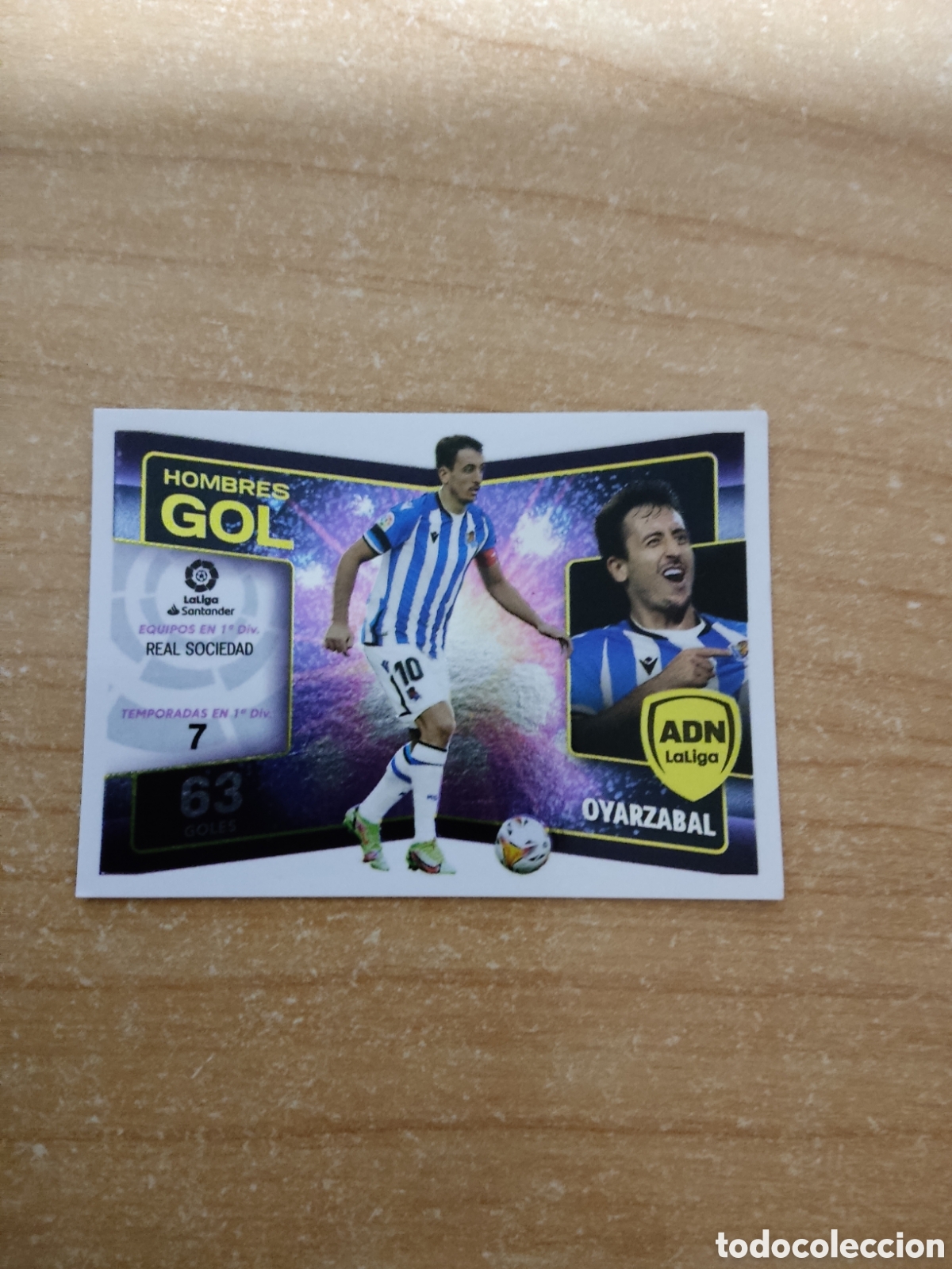Cromos de f&uacute;tbol: 21 OYARZABAL REAL SOCIEDAD HOMBRES GOL LIGA ESTE 2022 2023