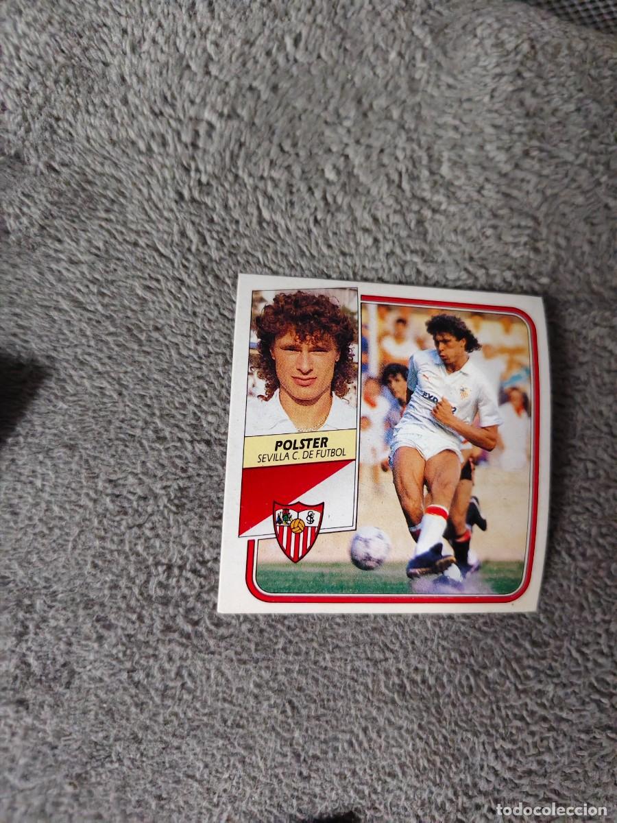 Cromos de f&uacute;tbol: EDICIONES ESTE 89 90 POLSTER SEVILLA F.C. 1989 1990 DESPEGADO RECUPERADO ALBUM AAQ