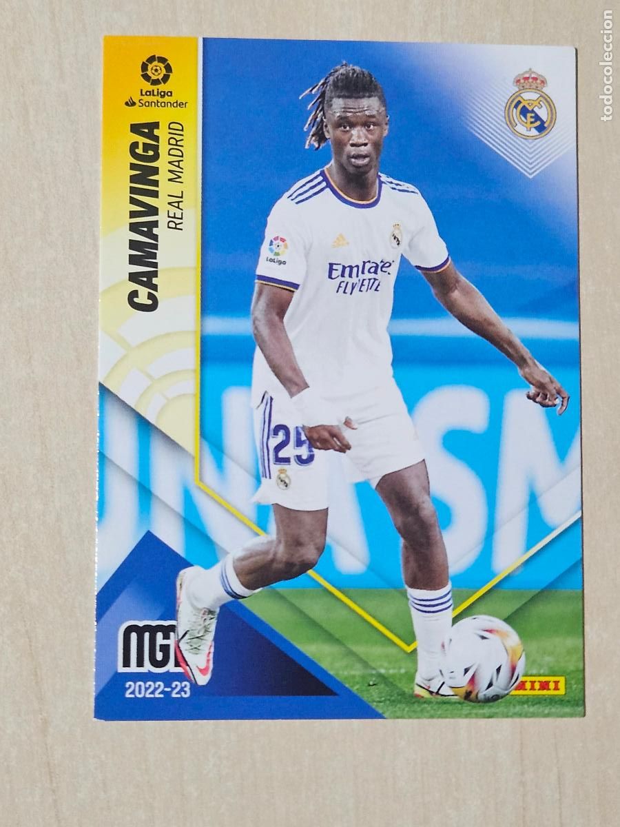Cromos de f&uacute;tbol: CROMO N&ordm; 220 CAMAVINGA - MEGACRACKS 2022 23 - REAL MADRID