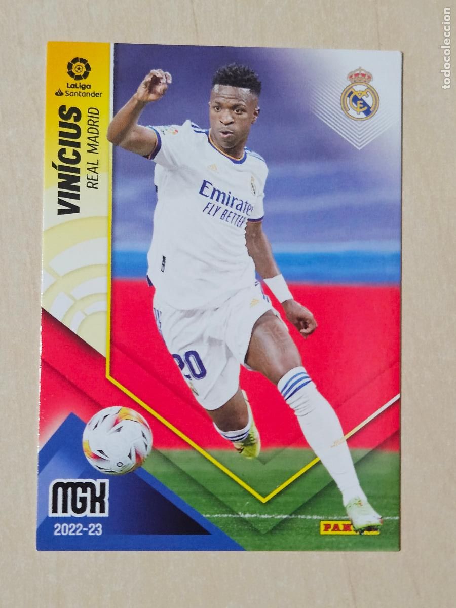 Cromos de f&uacute;tbol: CROMO N&ordm; 224 VINICIUS - MEGACRACKS 2022 23 - REAL MADRID