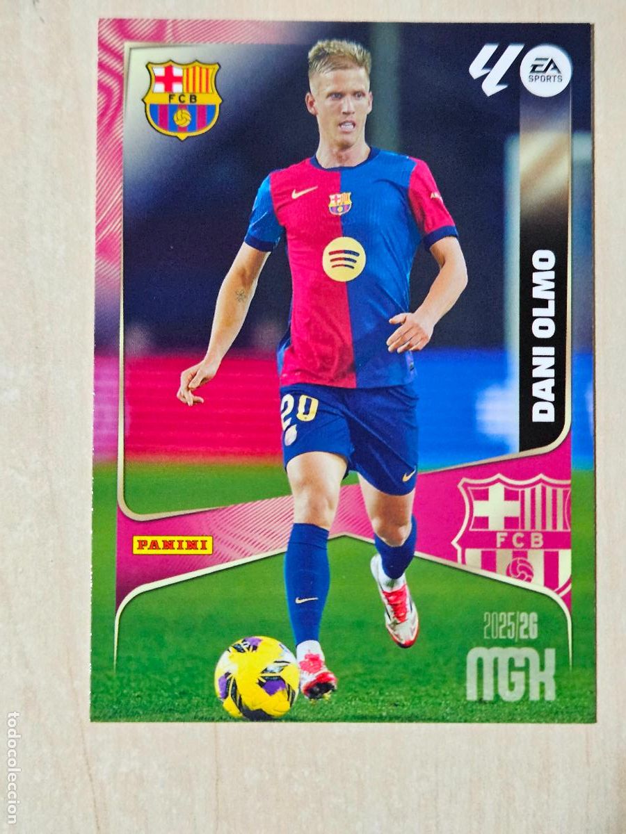 Cromos de f&uacute;tbol: CROMO N&ordm; 87 DANI OLMO - MEGACRACKS 2025 26 - BARCELONA
