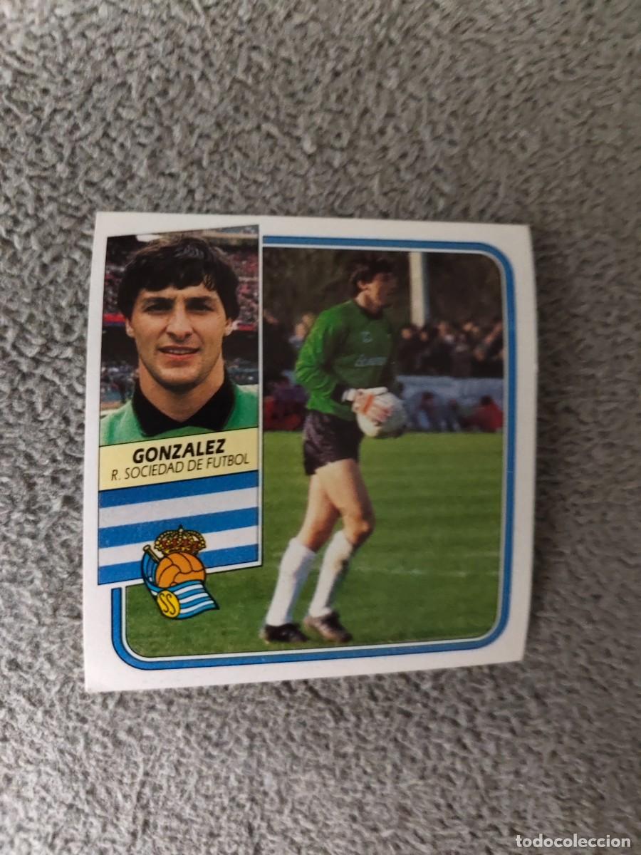 Cromos de f&uacute;tbol: EDICIONES ESTE 89 90 GONZALEZ REAL SOCIEDAD 1989 1990 DESPEGADO RECUPERADO ALBUM AAQ