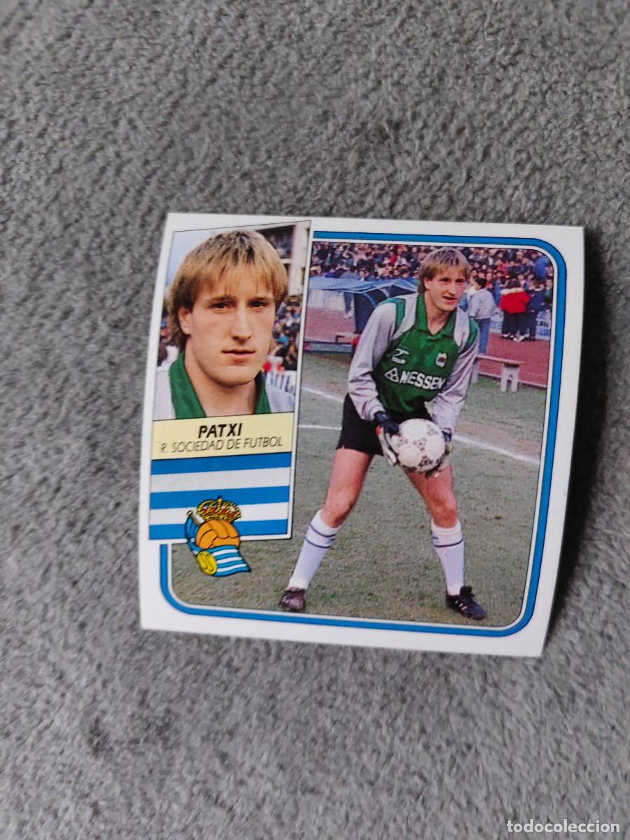 Cromos de f&uacute;tbol: EDICIONES ESTE 89 90 PATXI REAL SOCIEDAD 1989 1990 DESPEGADO RECUPERADO ALBUM AAQ