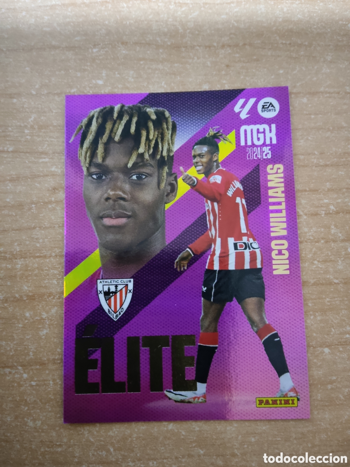 Cromos de f&uacute;tbol: 11 NICO WILLIAMS ELITE ATHLETIC CLUB MEGACRACKS 2024 2025