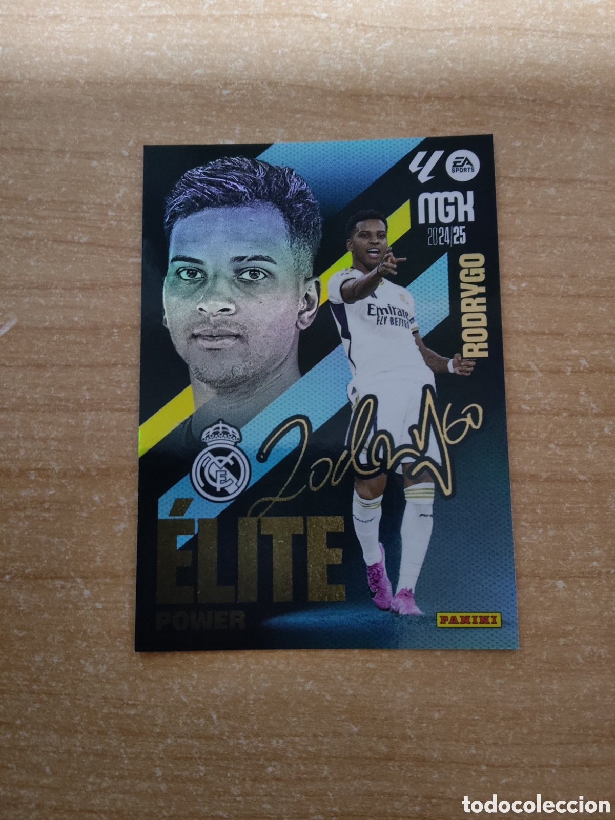 Cromos de f&uacute;tbol: 14 RODRYGO REAL MADRID ELITE POWER MEGACRACKS 2024 2025