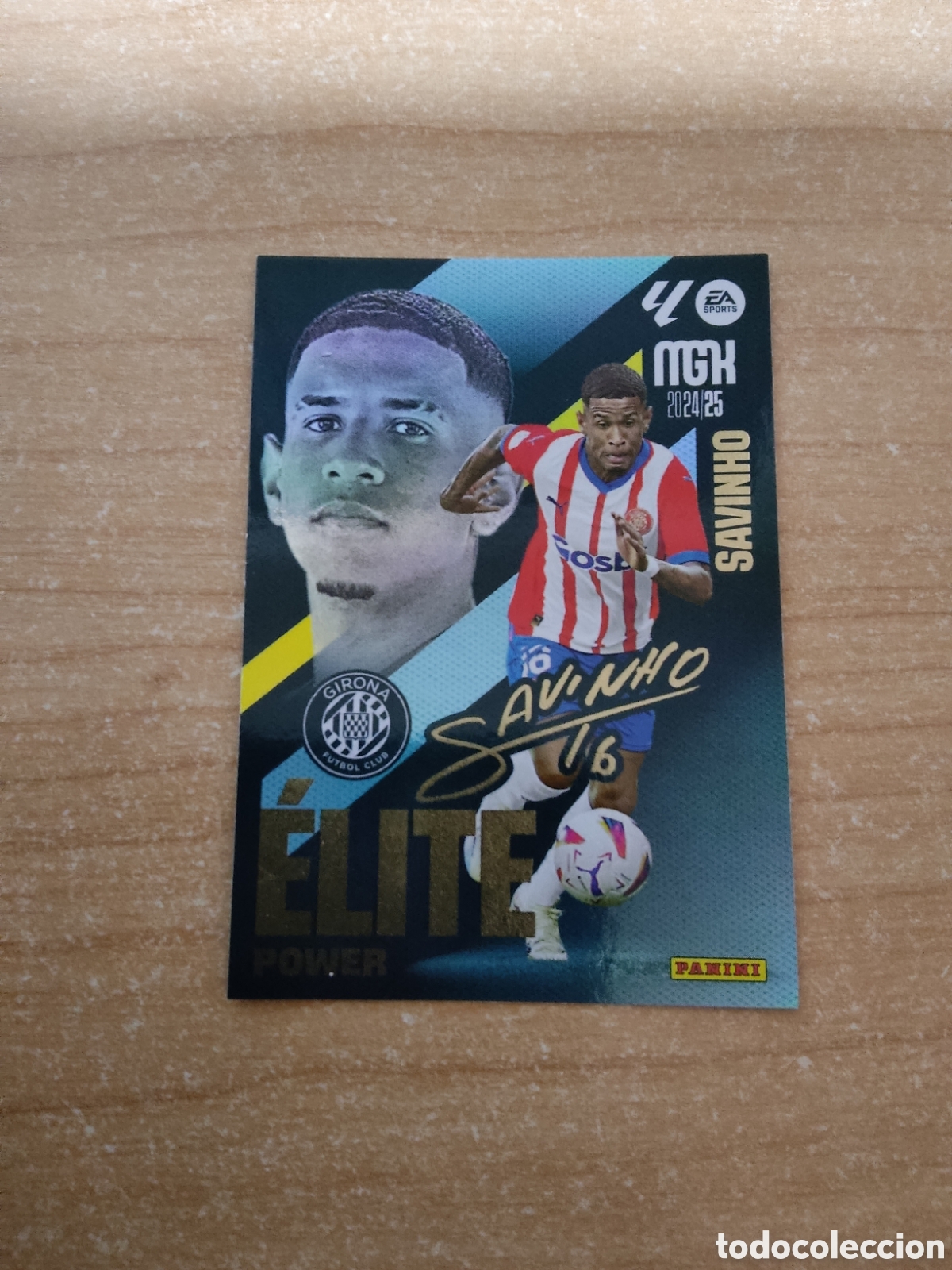 Cromos de f&uacute;tbol: 16 SAVINHO ELITE POWER GIRONA MEGACRACKS 2024 2025