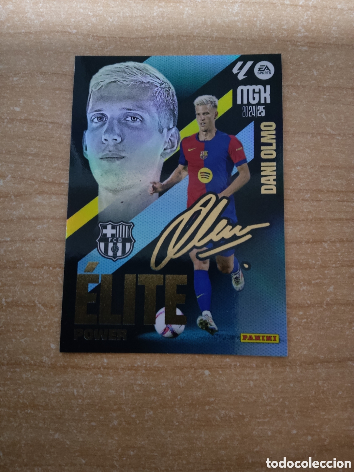 Cromos de f&uacute;tbol: 496 DANI OLMO BARCELONA ELITE POWER MEGACRACKS 2024 2025