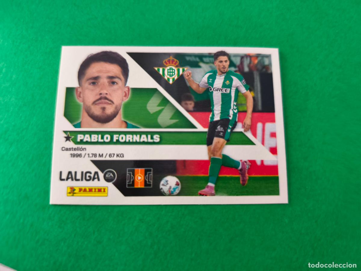 Cromos de f&uacute;tbol: CROMO FUTBOL FORNALS REAL BETIS BALOMPIE SIN PEGAR N&ordm; 15 LIGA ESTE 2026-2027/26-27