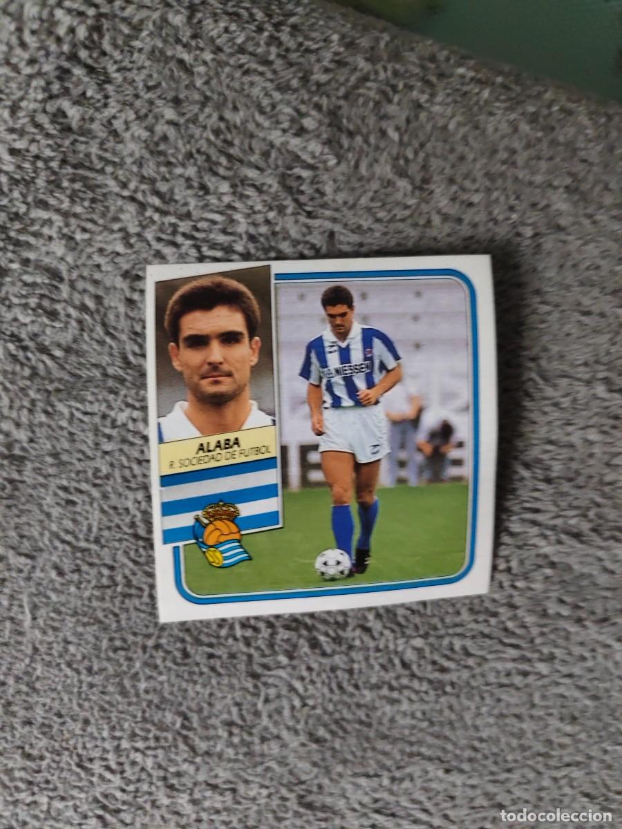 Cromos de f&uacute;tbol: EDICIONES ESTE 89 90 ALABA REAL SOCIEDAD 1989 1990 DESPEGADO RECUPERADO ALBUM AAQ
