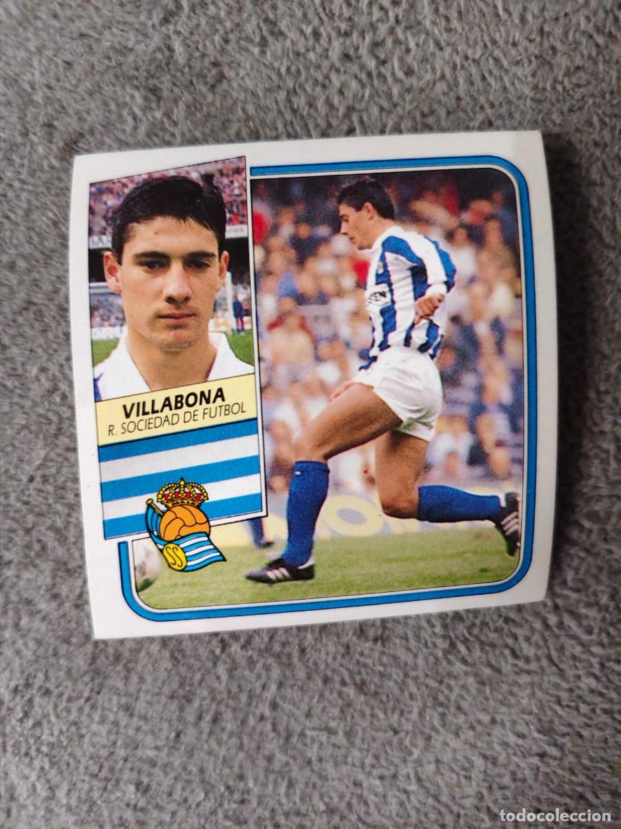 Cromos de f&uacute;tbol: EDICIONES ESTE 89 90 VILLABONA REAL SOCIEDAD 1989 1990 DESPEGADO RECUPERADO ALBUM AAQ
