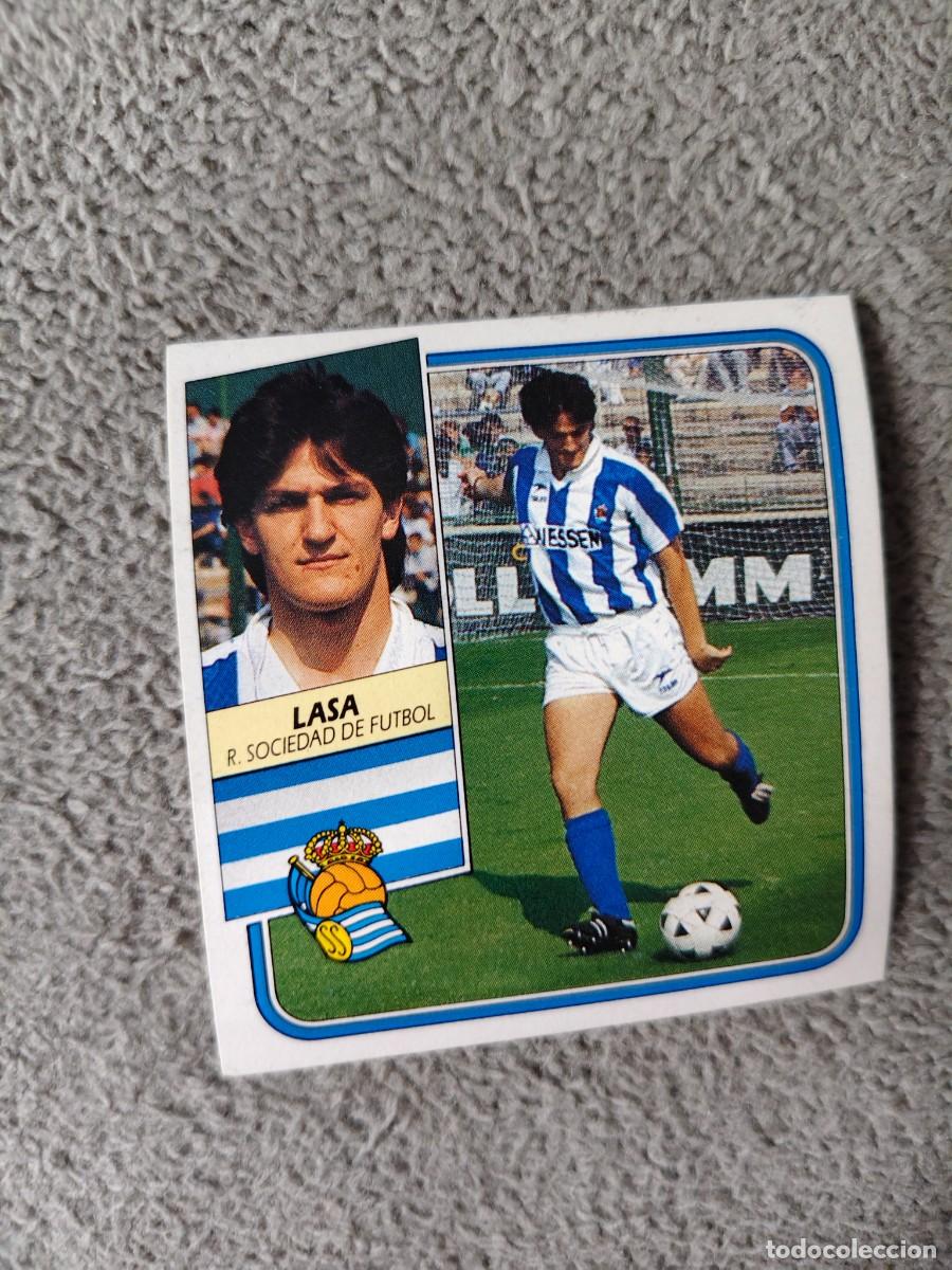 Cromos de f&uacute;tbol: EDICIONES ESTE 89 90 LASA REAL SOCIEDAD 1989 1990 DESPEGADO RECUPERADO ALBUM AAQ