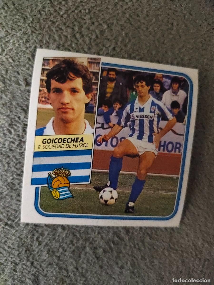 Cromos de f&uacute;tbol: EDICIONES ESTE 89 90 GOICOECHEA REAL SOCIEDAD 1989 1990 DESPEGADO RECUPERADO ALBUM AAQ