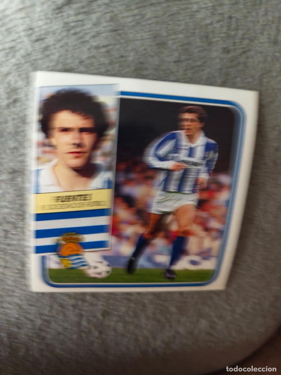 Cromos de f&uacute;tbol: EDICIONES ESTE 89 90 FUENTES REAL SOCIEDAD 1989 1990 DESPEGADO RECUPERADO ALBUM AAQ