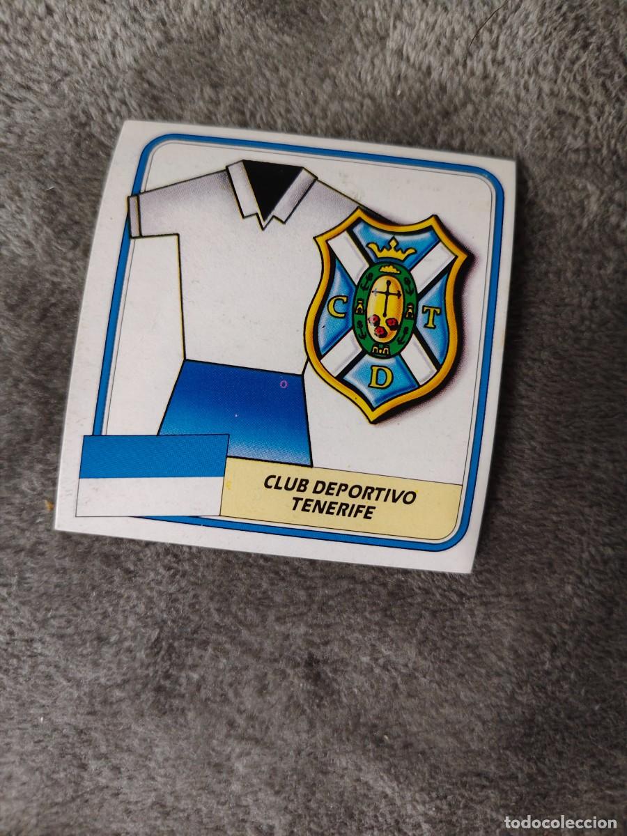 Cromos de f&uacute;tbol: EDICIONES ESTE 89 90 ESCUDO C.D. TENERIFE 1989 1990 DESPEGADO RECUPERADO ALBUM AAQ