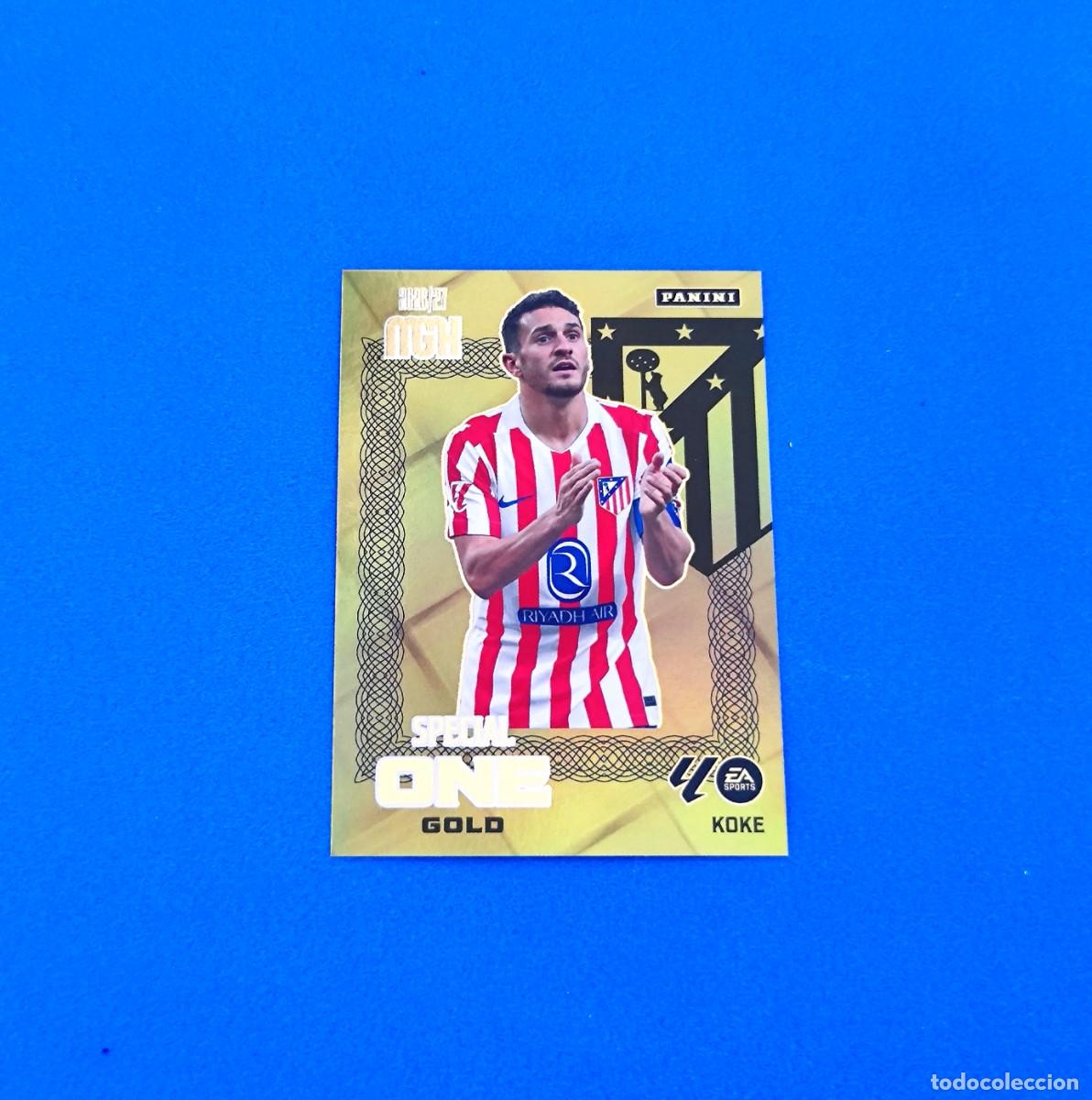 Fu&szlig;ball-Sticker: Megacracks 2026 2027 / 26 27 Special One Gold Koke Atl&eacute;tico de Madrid