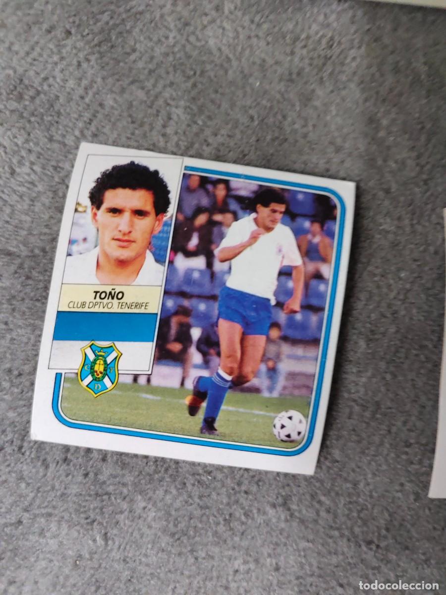 Cromos de f&uacute;tbol: EDICIONES ESTE 89 90 TO&Ntilde;O C.D. TENERIFE 1989 1990 DESPEGADO RECUPERADO ALBUM AAQ