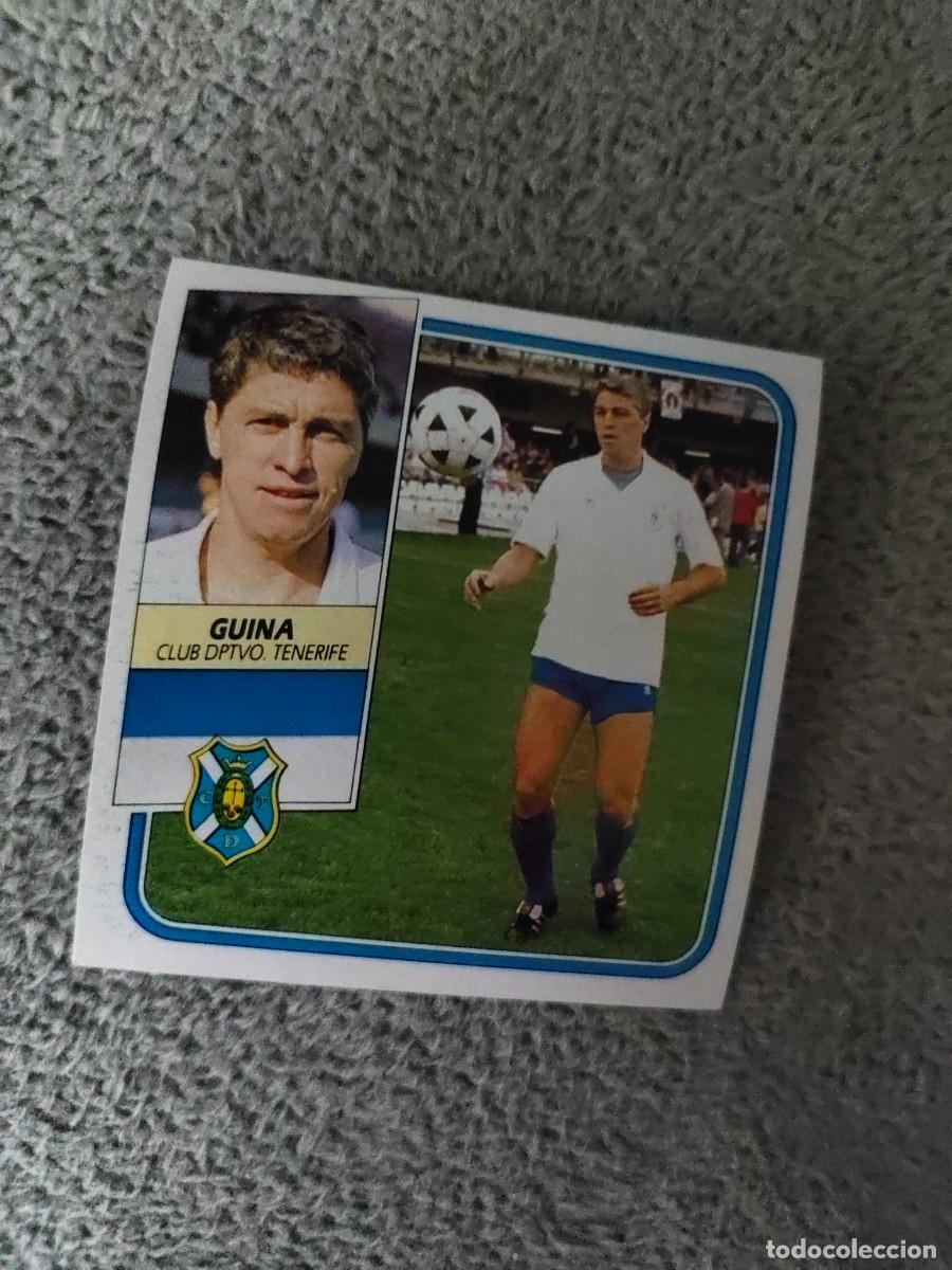 Cromos de f&uacute;tbol: EDICIONES ESTE 89 90 GUINA C.D. TENERIFE 1989 1990 DESPEGADO RECUPERADO ALBUM AAQ