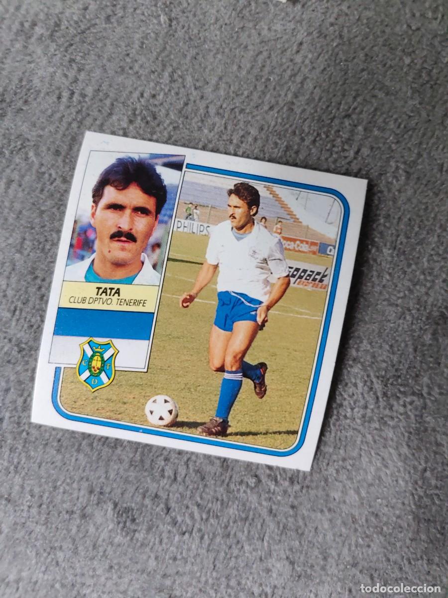 Cromos de f&uacute;tbol: EDICIONES ESTE 89 90 TATA C.D. TENERIFE 1989 1990 DESPEGADO RECUPERADO ALBUM AAQ