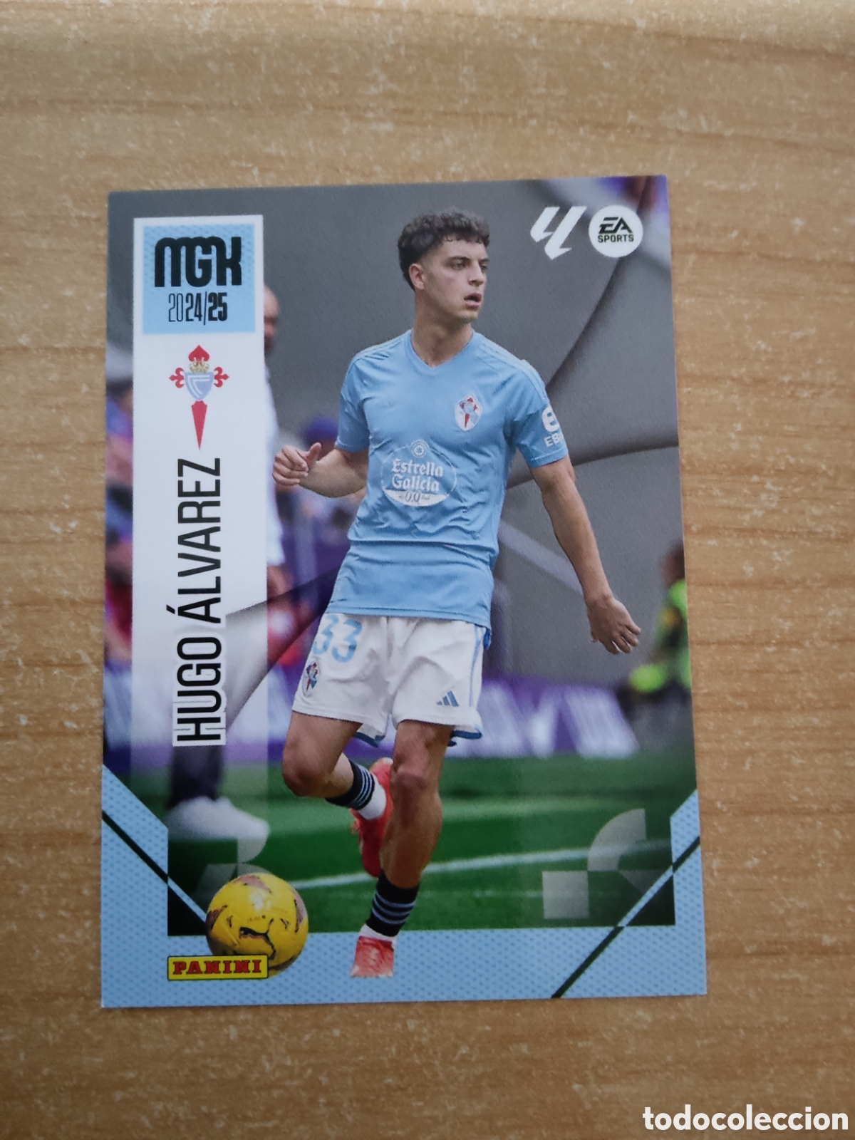 Cromos de f&uacute;tbol: 118 HUGO ALVAREZ CELTA VIGO MEGACRACKS 2024 2025