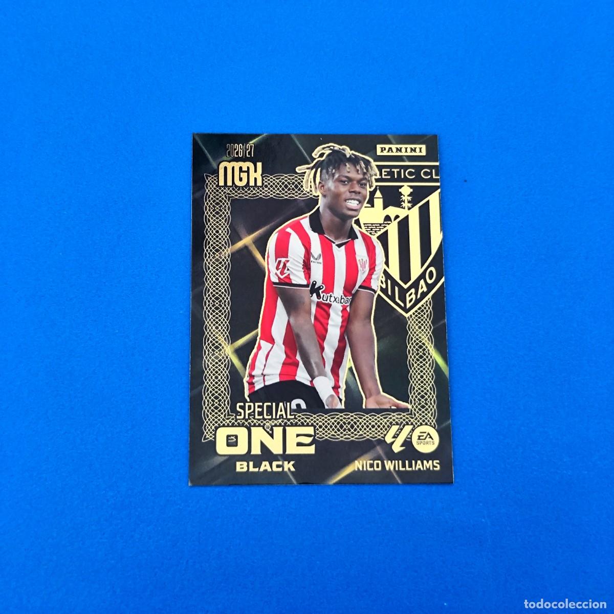 Fu&szlig;ball-Sticker: Megacracks 2026 2027 / 26 27 Special One Black Nico Williams Athletic Club de Bilbao