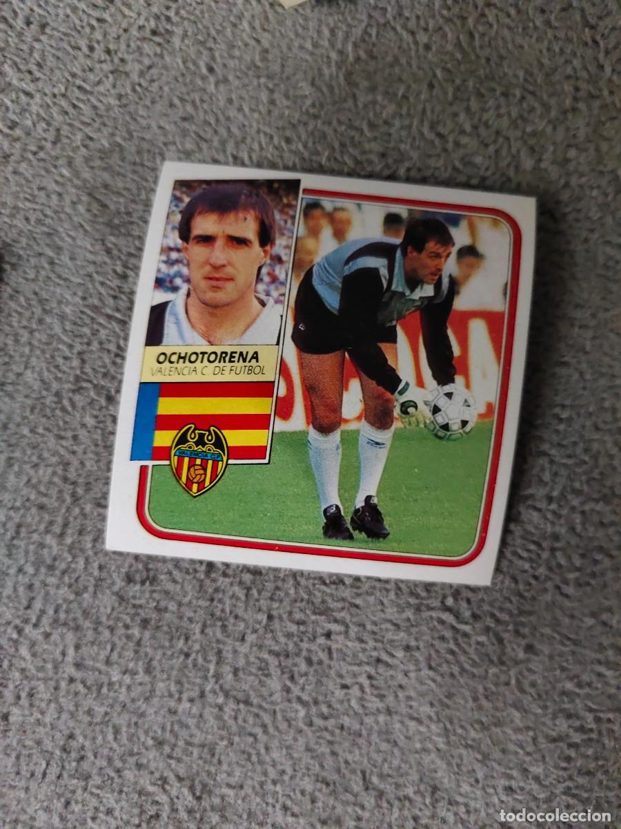 Cromos de f&uacute;tbol: EDICIONES ESTE 89 90 OCHOTORENA VALENCIA C.F. 1989 1990 DESPEGADO RECUPERADO ALBUM AAQ