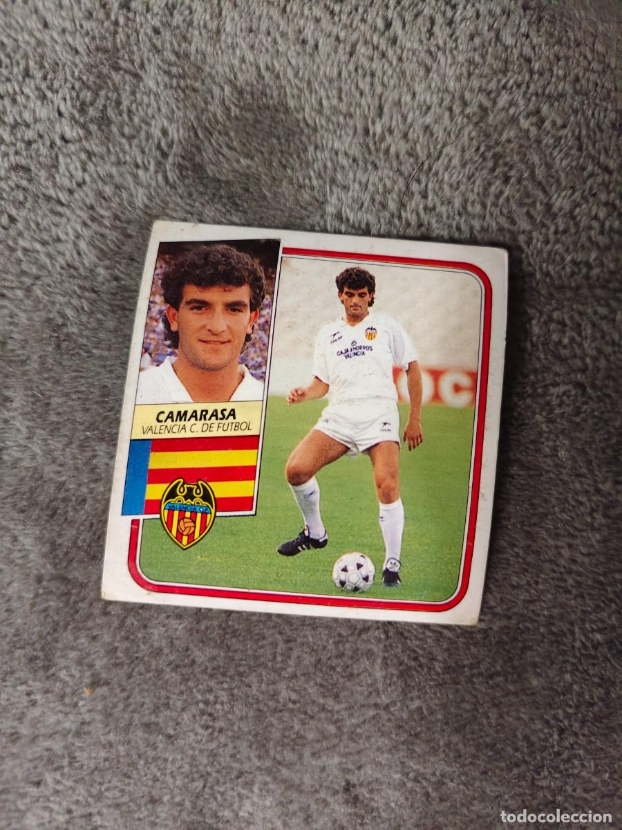 Cromos de f&uacute;tbol: EDICIONES ESTE 89 90 CAMARASA VALENCIA C.F. 1989 1990 DESPEGADO RECUPERADO ALBUM AAQ