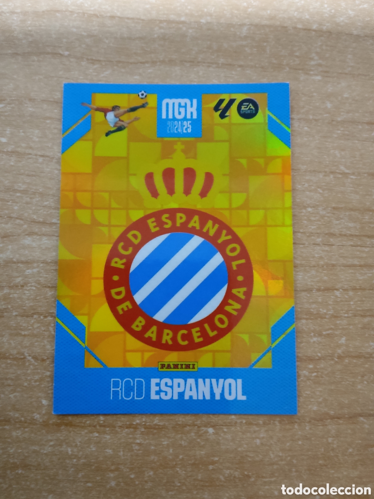 Cromos de f&uacute;tbol: 127 ESCUDO ESPANYOL MEGACRACKS 2024 2025
