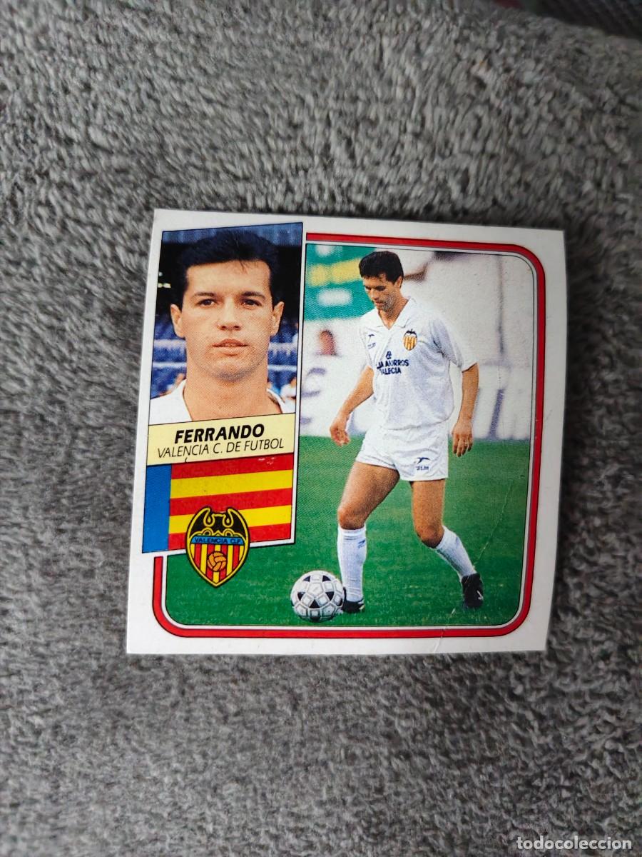 Cromos de f&uacute;tbol: EDICIONES ESTE 89 90 FERRANDO VALENCIA C.F. 1989 1990 DESPEGADO RECUPERADO ALBUM AAQ