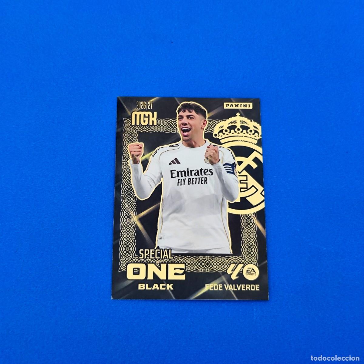 Fu&szlig;ball-Sticker: Megacracks 2026 2027 / 26 27 Special One Black Fede Valverde Real Madrid