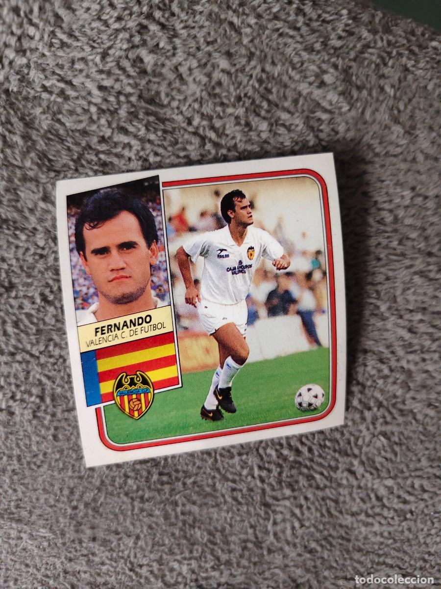 Cromos de f&uacute;tbol: EDICIONES ESTE 89 90 FERNANDO VALENCIA C.F. 1989 1990 DESPEGADO RECUPERADO ALBUM AAQ