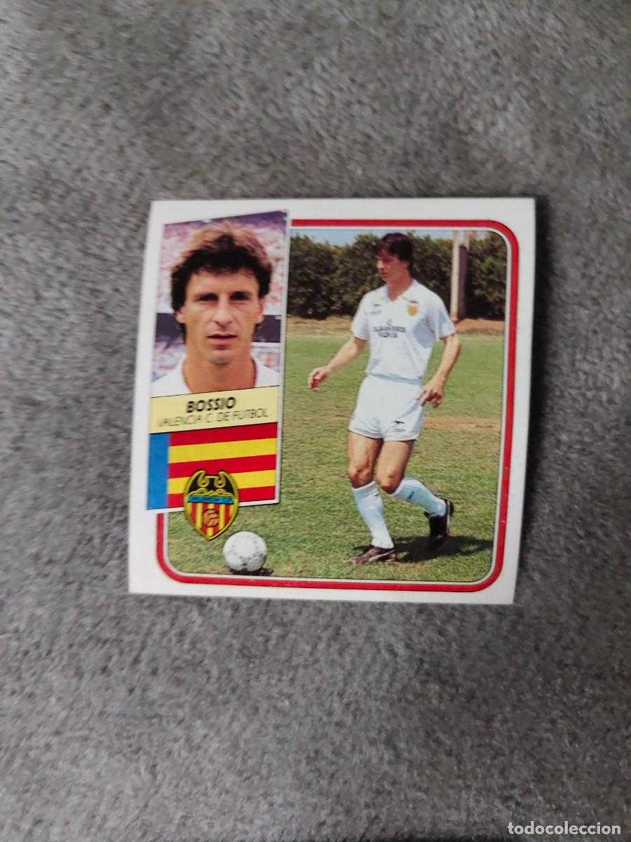 Cromos de f&uacute;tbol: EDICIONES ESTE 89 90 BOSSIO VALENCIA C.F. 1989 1990 DESPEGADO RECUPERADO ALBUM AAQ