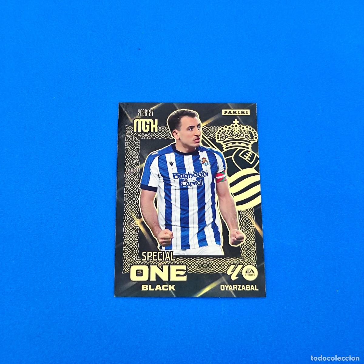 Fu&szlig;ball-Sticker: Megacracks 2026 2027 / 26 27 Special One Black Oyarzabal Real Sociedad
