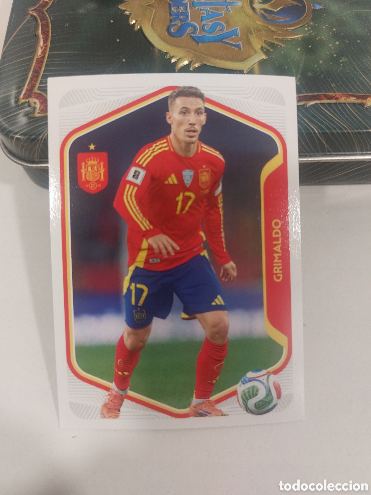 Cromos de f&uacute;tbol: 29 GRIMALDO PANINI SELECCION ESPA&Ntilde;OLA ESPA&Ntilde;A SPAIN CARREFOUR 26 2026