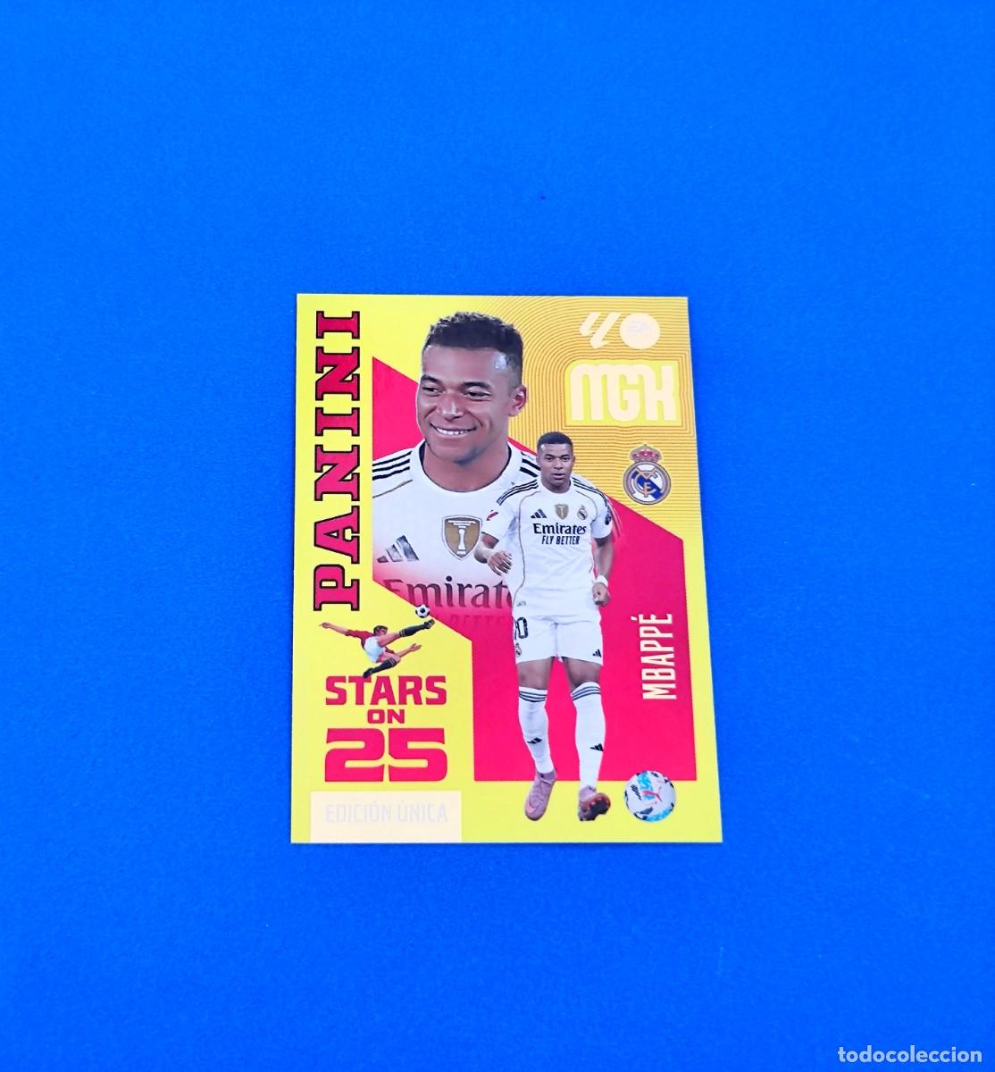 Cromos de f&uacute;tbol: Megacracks 2026 2027 / 26 27 Mbappe STAR ONE 25 Edici&oacute;n &Uacute;nica Real Madrid
