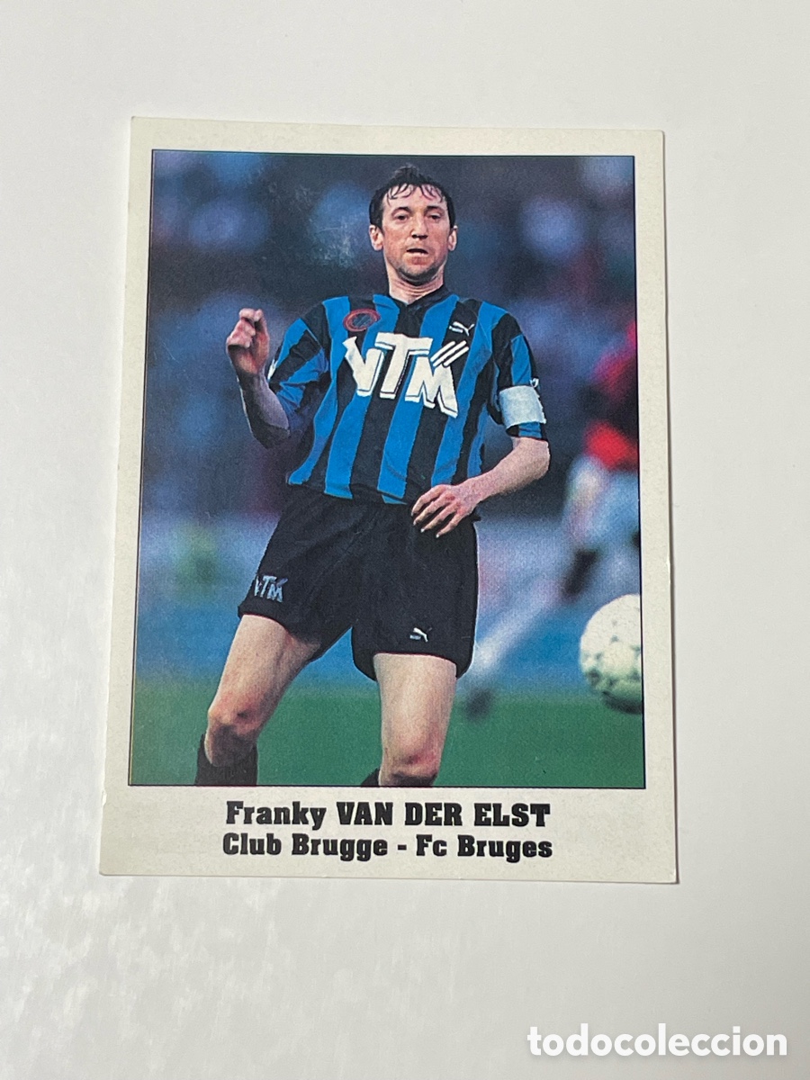 Cromos de f&uacute;tbol: Franky Van der Elst Brujas SL Italy Eurocups star parade 94/95 #129