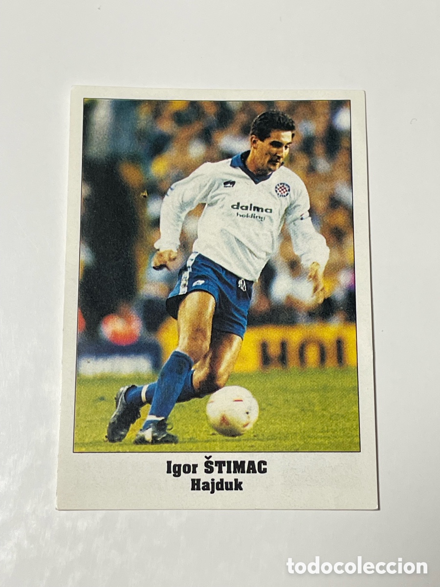 Cromos de f&uacute;tbol: Igor &Scaron;timac Hajduk Split SL Italy Eurocups star parade 94/95 #71