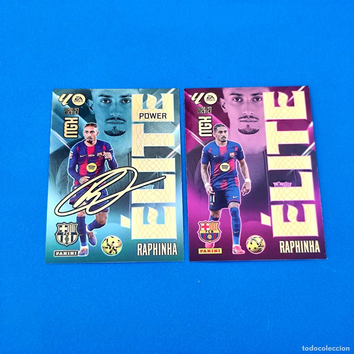 Cromos de f&uacute;tbol: Megacracks 2026 2027 / 26 27 &Eacute;lite - &Eacute;lite Power Raphinha Barcelona