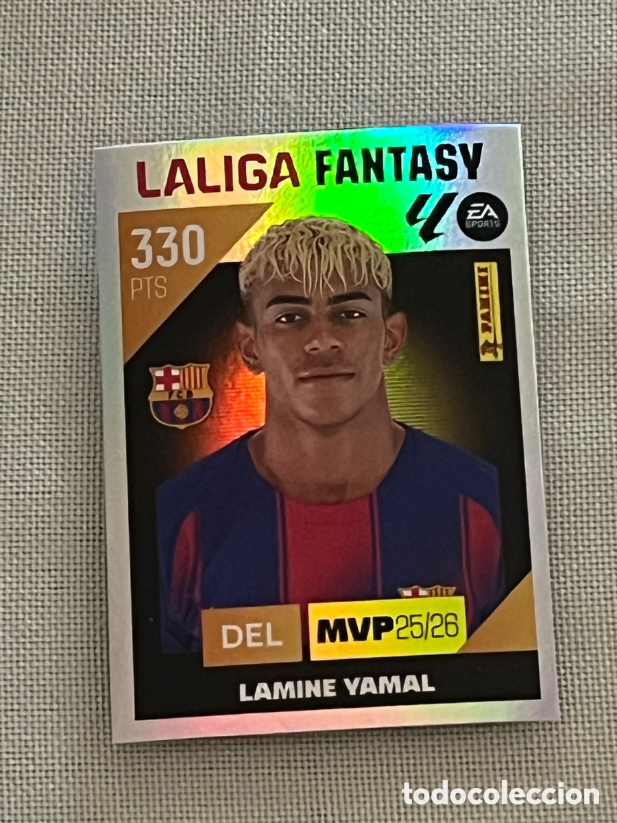 Cromos de f&uacute;tbol: Cromo de lamine yamal liga este 2026/27 secci&oacute;n Fantasy N5