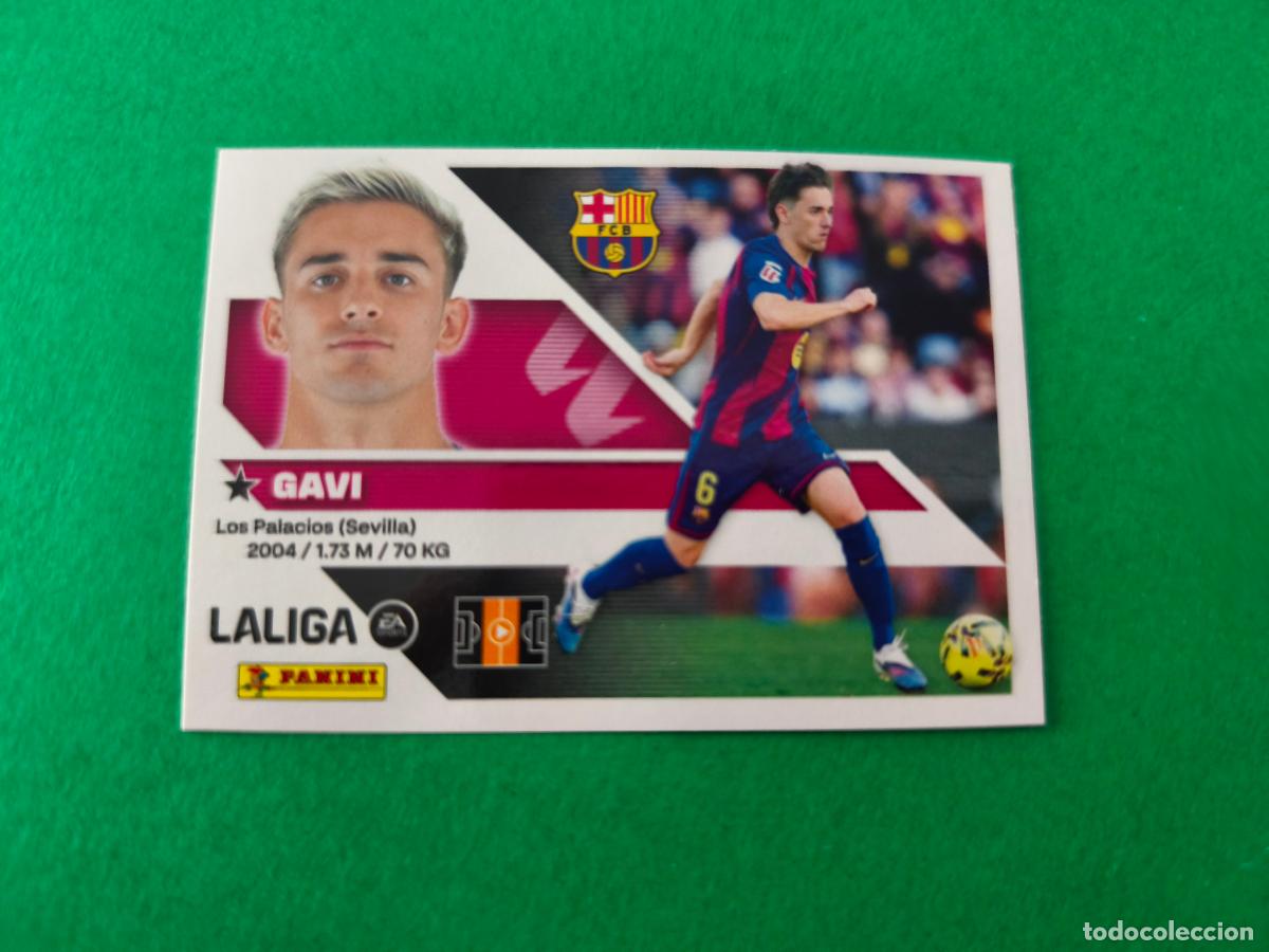Cromos de Futebol: CROMO FUTBOL GAVI F.C.BARCELONA SIN PEGAR N&ordm; 13 LIGA ESTE 2026-2027/26-27 PANINI