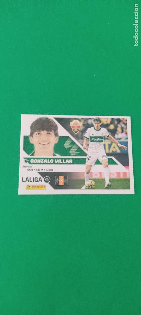 Cromos de f&uacute;tbol: CROMO FUTBOL GONZALO VILLAR ELCHE C.F. SIN PEGAR N&ordm; 12 LIGA ESTE 2026-2027/26-27 PANINI