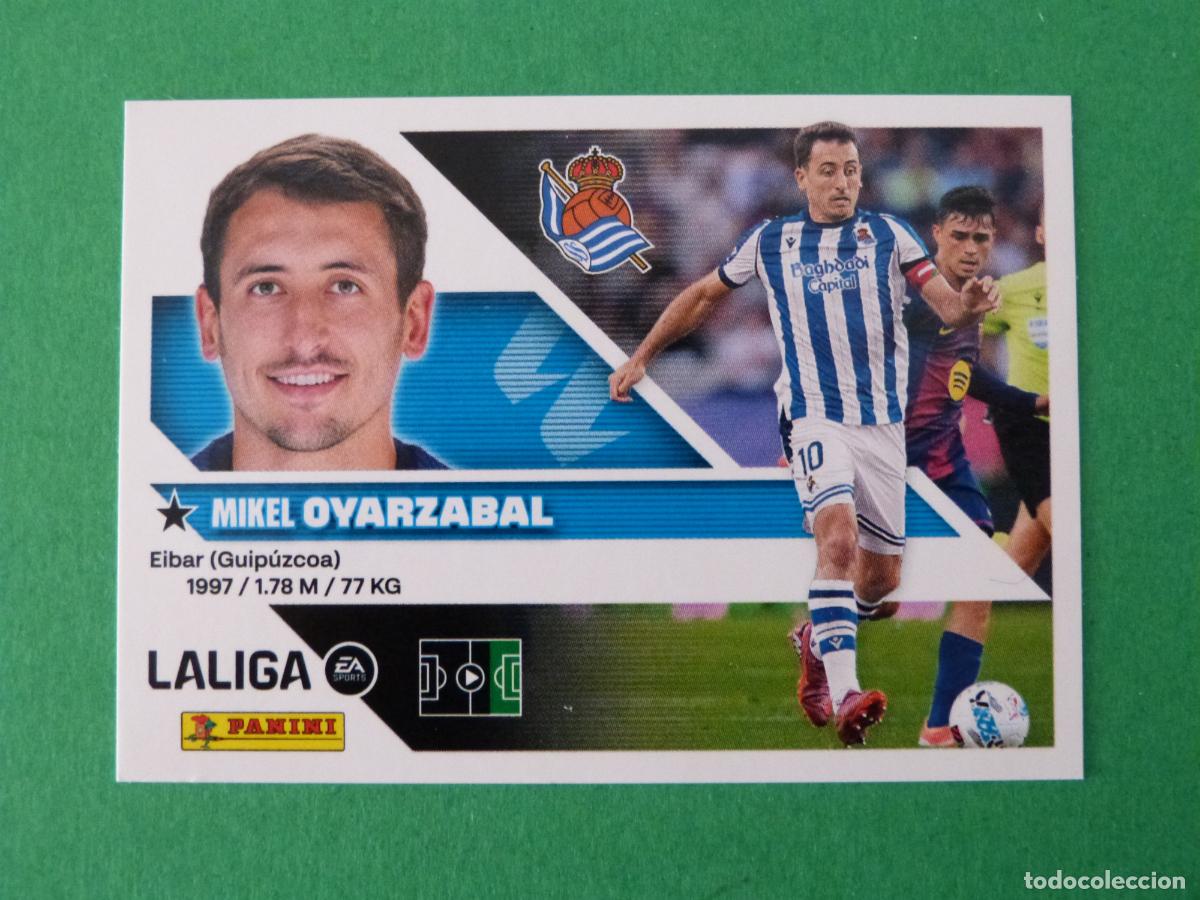 Cromos de f&uacute;tbol: CROMO FUTBOL OYARZABAL REAL SOCIEDAD SIN PEGAR N&ordm; 20 LIGA ESTE 2026-2027/26-27