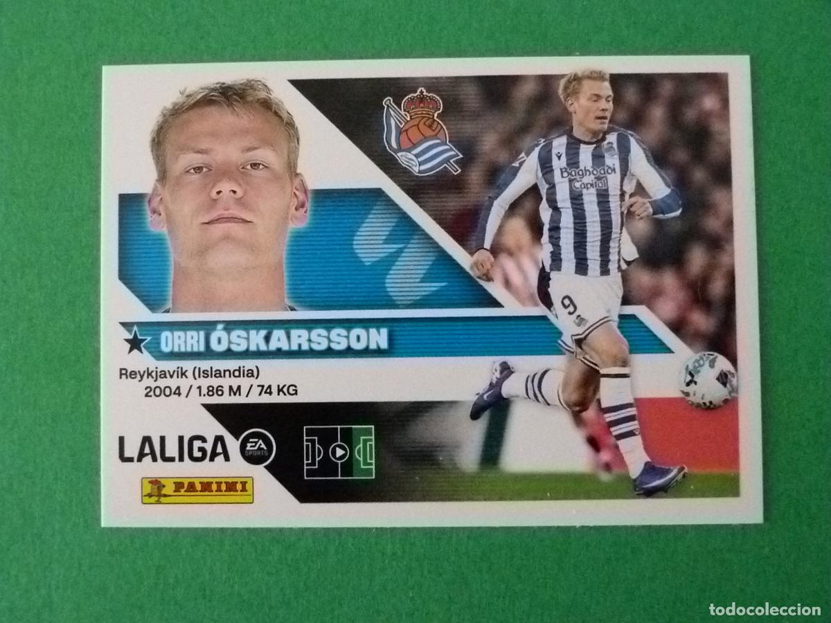 Cromos de f&uacute;tbol: CROMO FUTBOL OSKARSSON REAL SOCIEDAD SIN PEGAR N&ordm; 19 LIGA ESTE 2026-2027/26-27