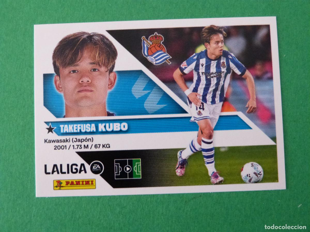 Cromos de f&uacute;tbol: CROMO FUTBOL KUBO REAL SOCIEDAD SIN PEGAR N&ordm; 17 LIGA ESTE 2026-2027/26-27