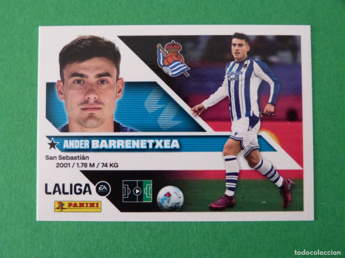 Cromos de f&uacute;tbol: CROMO FUTBOL BARRENETXEA REAL SOCIEDAD SIN PEGAR N&ordm; 16 LIGA ESTE 2026-2027/26-27