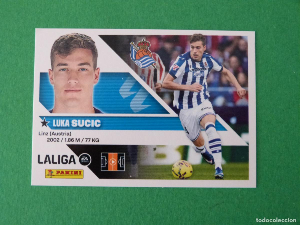 Cromos de f&uacute;tbol: CROMO FUTBOL SUCIC REAL SOCIEDAD SIN PEGAR N&ordm; 15 LIGA ESTE 2026-2027/26-27